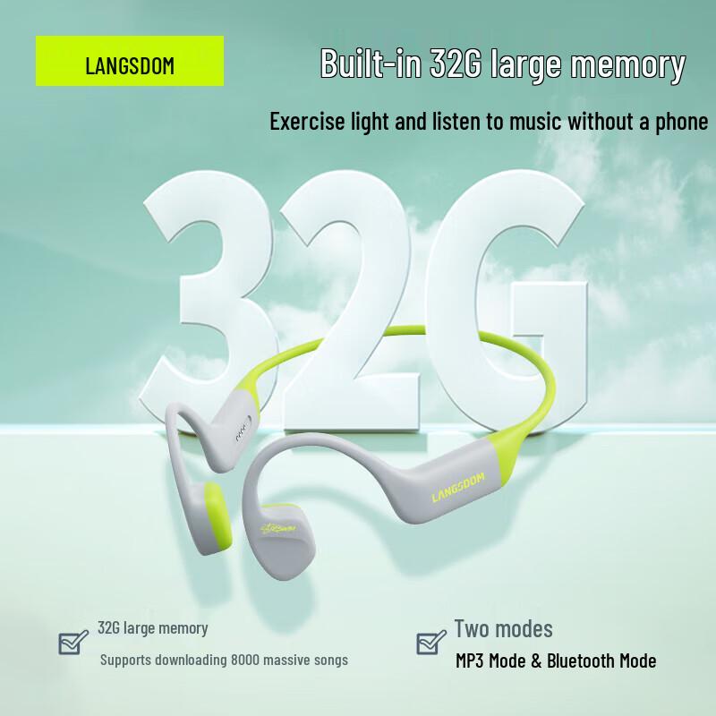 Lanston AirSwim Bone Conduction Bluetooth Headphones