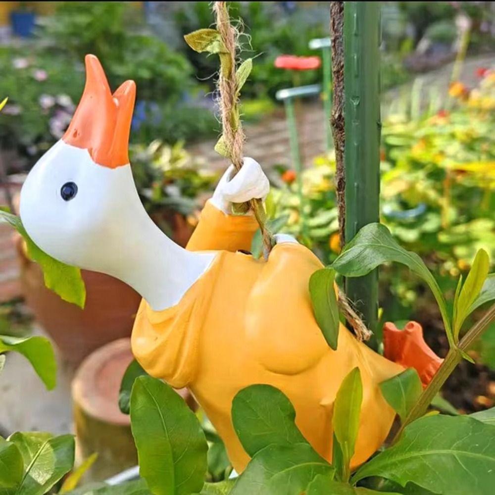 Креативная статуэтка животного для сада, подвесная обезьяна, уличная фигурка, украшения