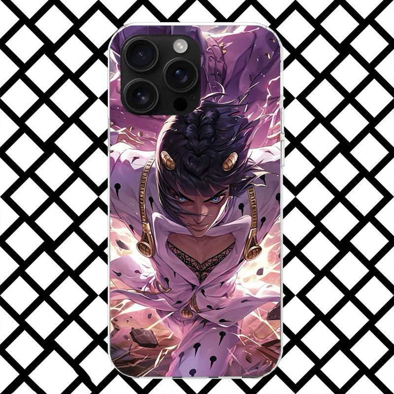 Чехол для телефона JoJo Adventure Бруно Буччеллати для iPhone 17 Air 16 16E 15 14 Plus 13 Mini 12 11 Pro Max 7 8 + SE 2020 Мягкий чехол Fu