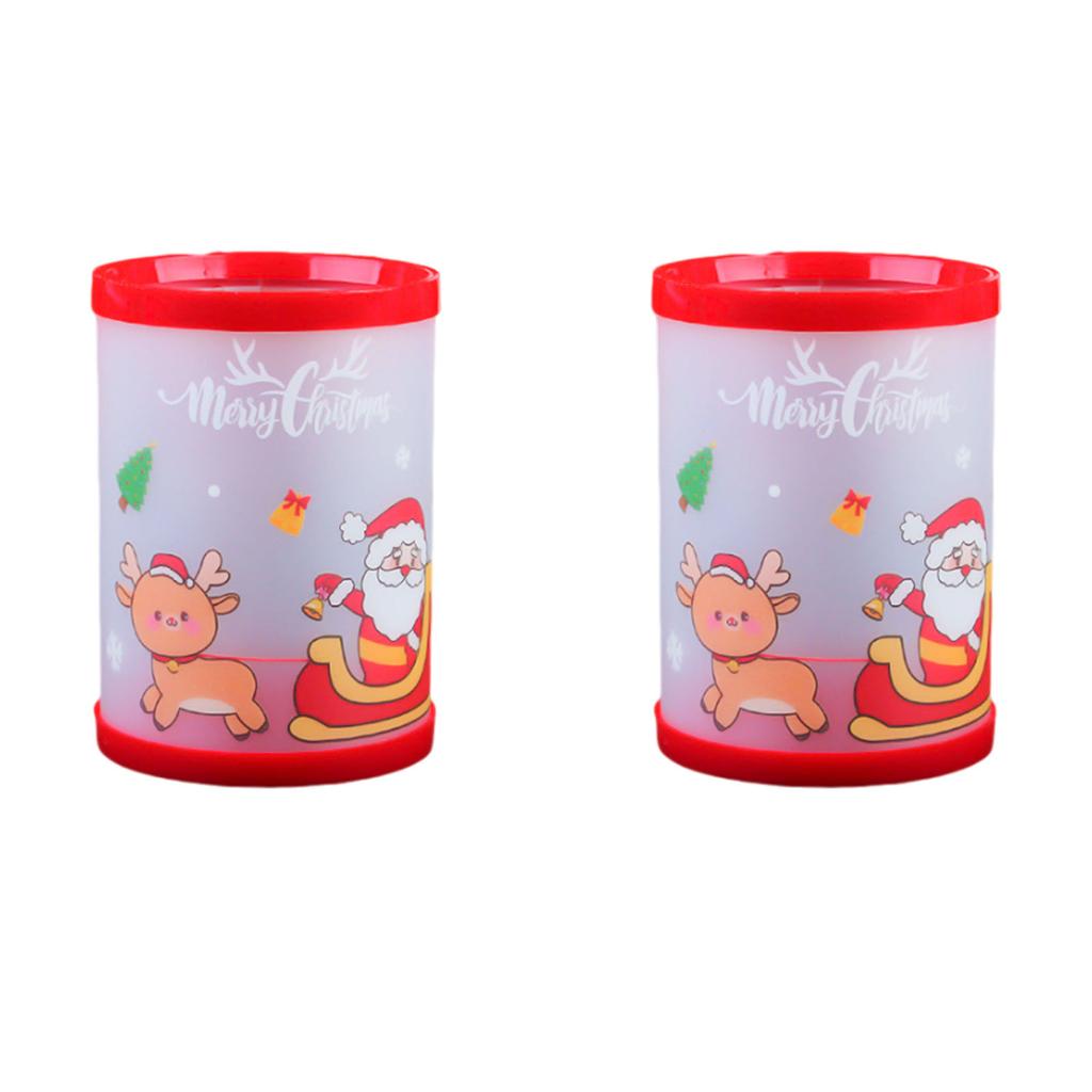 Рождественский держатель для карандашей, декоративный держатель для ручек, контейнер для карандашей, украшение стола для ручек, карандашей, инструментов для макияжа, пульт дистанционного управления