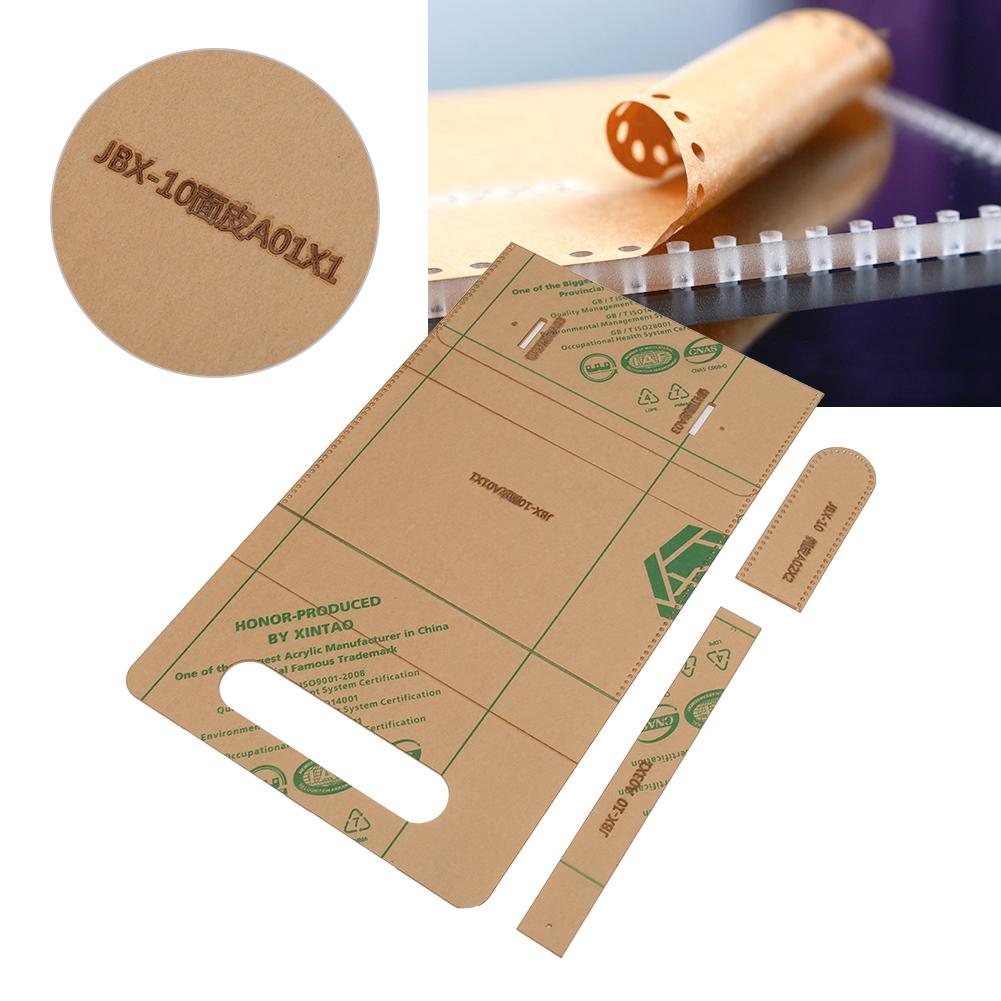 Набор шаблонов из кожи, прозрачная акриловая кожаная сумка, кошелек, инструмент для рукоделия