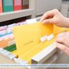 Ярлычки для папок, Пластиковые ярлычки для подвесных папок, 100 шт. Ярлычков для подвесных папок с 200 шт. Вкладышей для подвесных папок (чистый)