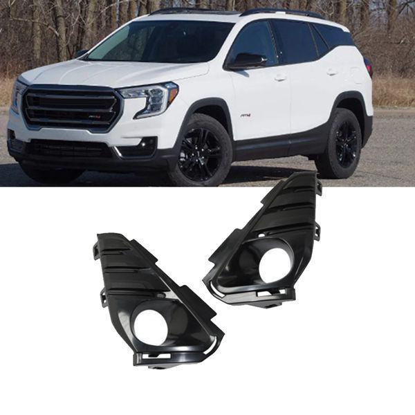 Пара рамок противотуманных фар для GMC Terrain 2018-2021 с отверстиями