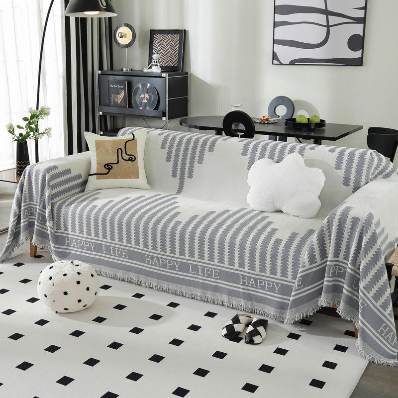 Nordic Simple и High-end Четырехсезонный чехол для дивана Ткань Синель Устойчивое к царапинам от кошек Диванное полотенце Чехол для дивана Одеяло для дивана