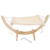 Wooden Cat Hammock Easy Assembly Elevated Pet Hammock Bed Furniture for Kitten Puppy Small Pet