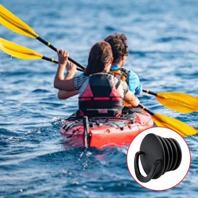 Заглушка для слива воды из каяка, Заглушки для шпигатов лодок, Универсальные заглушки для сливных отверстий, Пробка с ручкой, Аксессуары для лодок, Простые в использовании