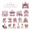 30Pcs Retro Elegant Princess Lady Stickers European Court Crinoline Journal Scrapbook DIY Decor Supplies