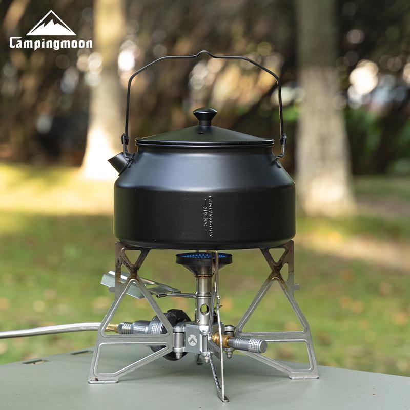 Koman BKSW-1 Портативный походный чайник из нержавеющей стали с ситечком для заварки чая для приготовления пищи и кипячения воды на открытом воздухе