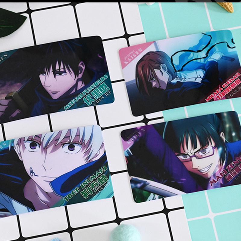 Официальный набор наклеек и подставок с персонажами Jujutsu Kaisen: Годжо Сатору, Юдзи Итадори, Тоге Инумаки
