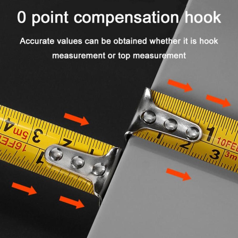Утолщенная самоблокирующаяся 3M 5 метров Инструмент для деревообработки Стальная лента Метрическая рулетка Выдвижная