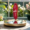 2D Flat, 1pc Round Aluminum Hanging Sign - "Happy Mother's Day" Vintage Dutch Tulip Flower Metal Wall Art, Vintage Red Petal & Heart Design, Perfect
