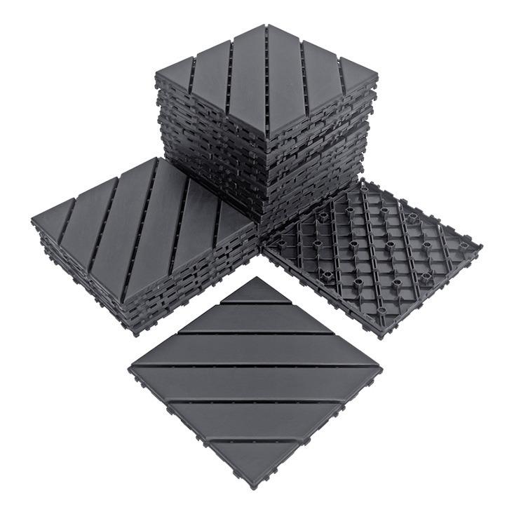 Замковое 30x30 Напольное покрытие из композитного пластика для улицы (Сад/Балкон)