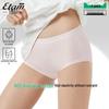 Etam Women's Seamless Combed Cotton Mid-High Waist Antibacterial Briefs