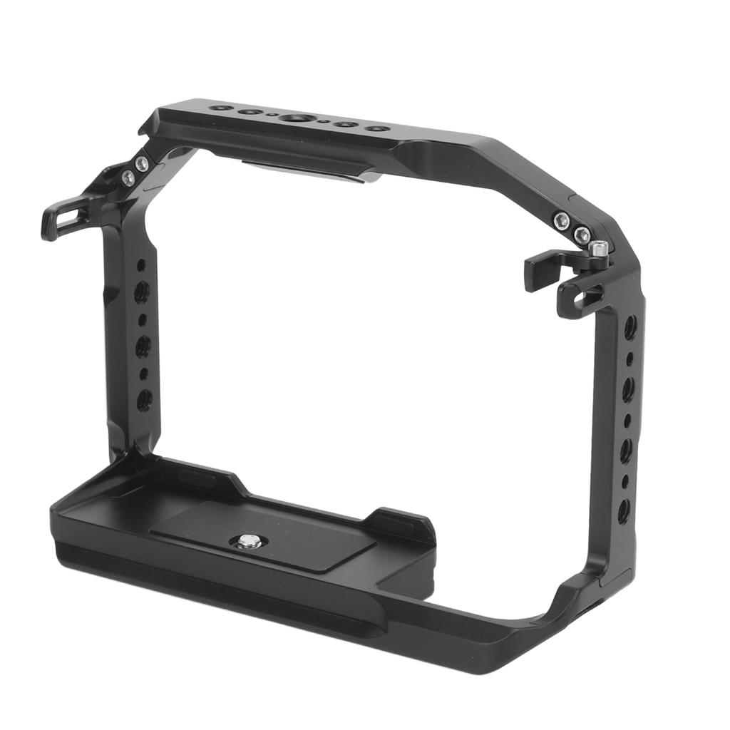 Full Camera Cage Aluminum Alloy Protective Video Making Camera Rig with 14 38 Inch Hole Cold Shoe