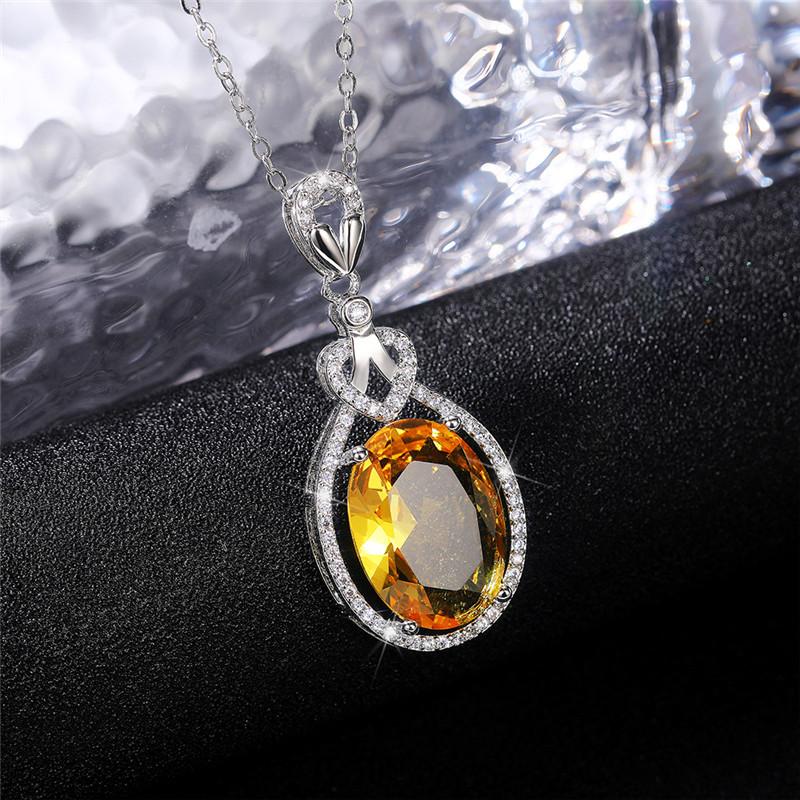 Новое великолепное женское ожерелье с красочным фианитом, ослепительное женское ожерелье с подвеской для танцевальной вечеринки, эффектные ювелирные изделия