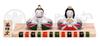 Yakushi Kiln Peach Festival Hina Dolls Dyed Nishiki Za Hina (Hana Komon)