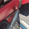 2pcs ABS Carbon Fiber Car Door Central Handle Cover For Porsche Cayenne 11-17
