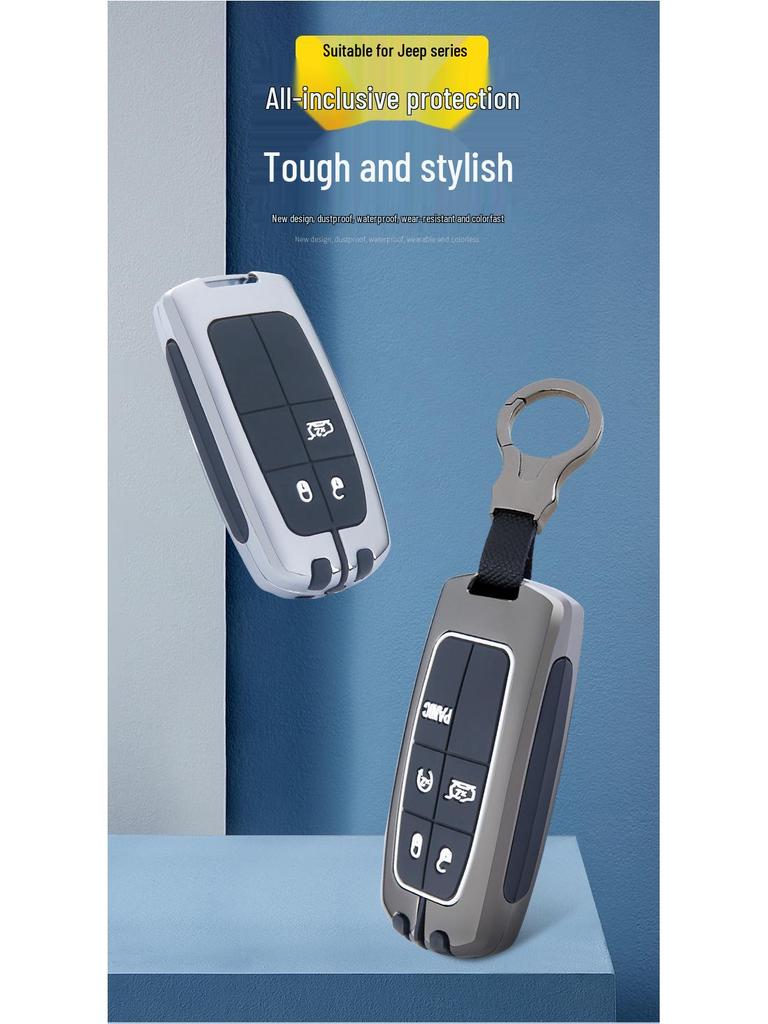 Jeep Compass, Commander, Cherokee, Renegade, Grand Cherokee Key Case & Car Bag Shell