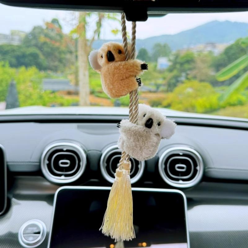 Charming Koala Car Pendant - Stylish Rearview Mirror Decor for Women