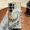 Swirling Leopard Print Pattern Case for Samsung Galaxy S25 S24 Ultra S23 S22 S21 S20 FE Plus Soft TPU Slim Fit Shockproof Cover