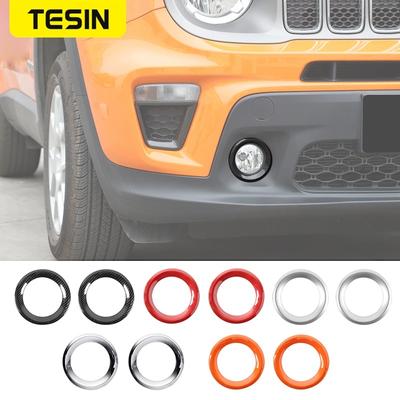 Капоты TESIN для Jeep Renegade, передние противотуманные фары, украшение для лампы, наклейки на крышку для Jeep Renegade +