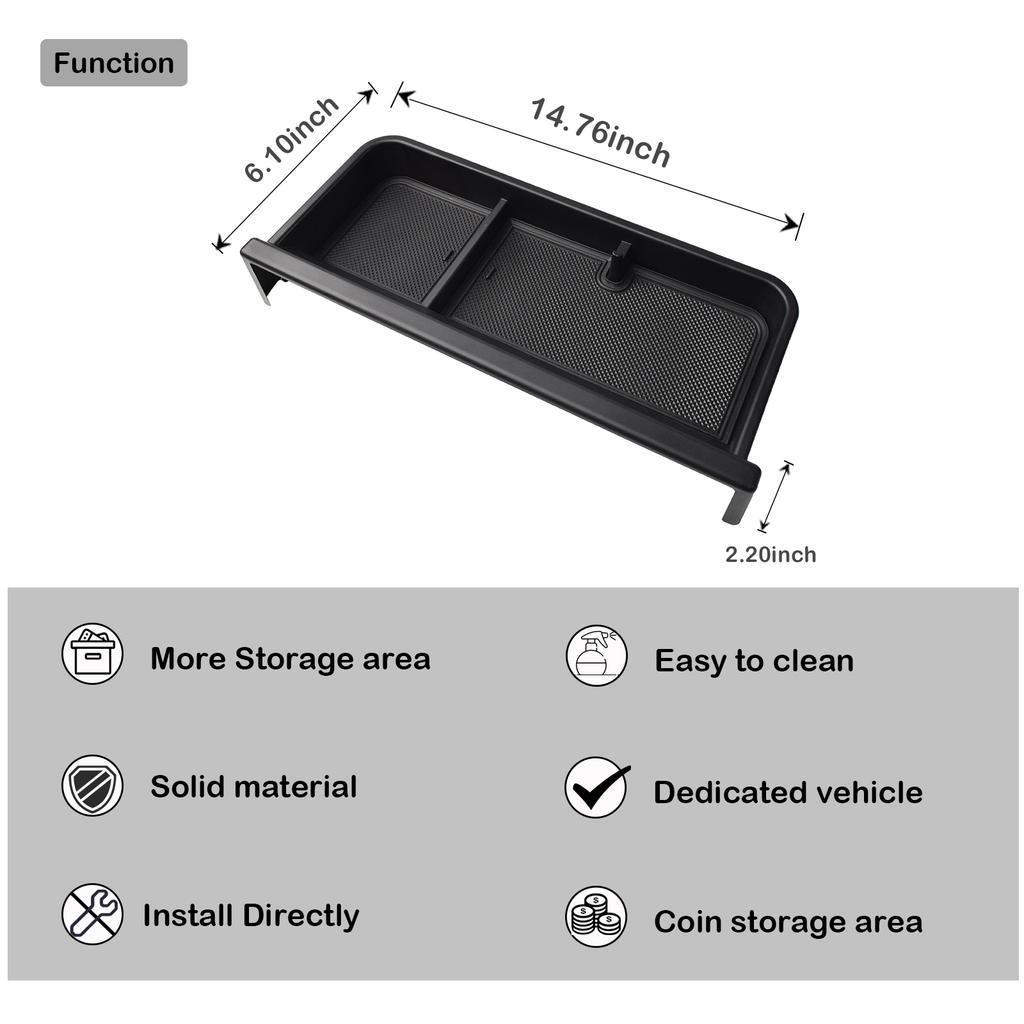 Center Console Dashboard Organizer Tray for GMC Hummer EV 2025-2025 Armrest Box Storage Dash Board Accessories Car Secondary Box