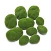 20Pcs 3 Size Artificial Moss Stone Rock Green Moss Covered Diy Home Garden Decor
