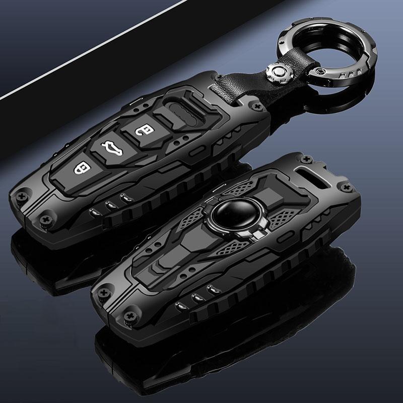 Zinc Alloy Car Flip Key Case Cover for A1 A3 A4 8P 8L 8V A5 B6 B7 A6 A7 C5 C6 Q3 Q5 Q7 4F S3 S4 S6 RS3 TT Shell Fob