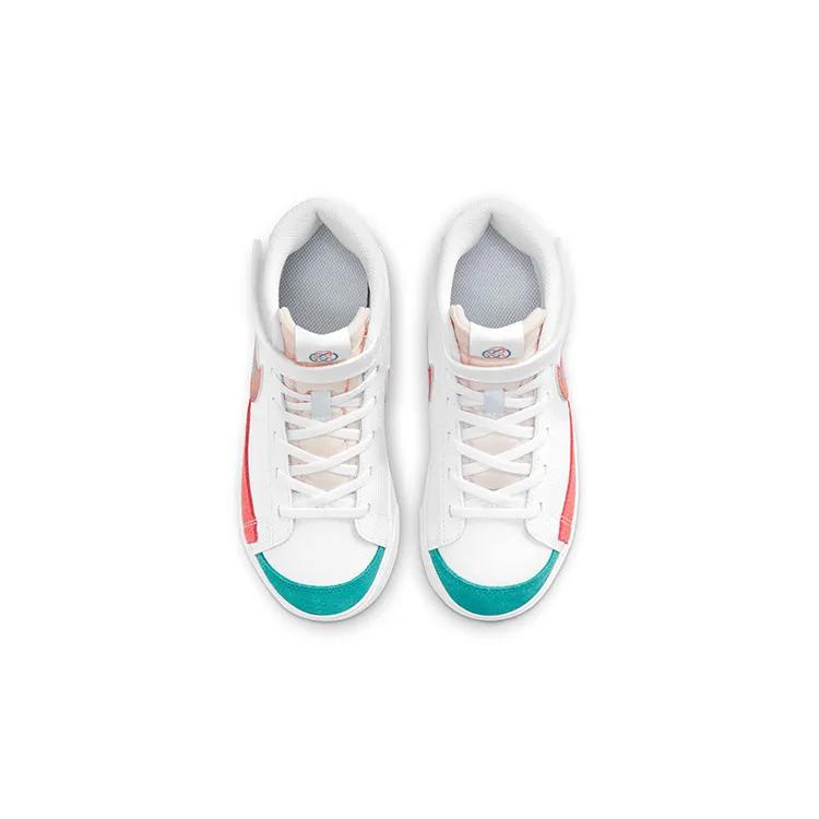 Nike Blazer Mid '77 BP 'Chinese New Year - Spring Festival' (Unisex) White / Spirit Teal / Racer Blue / Bright Crimson Kids' Skateboarding Shoes