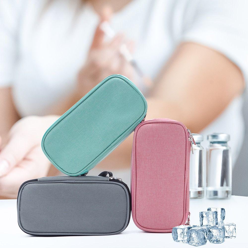 Portable Waterproof Diabetic Insulin Cooling Bag Pill Refrigerated Ice Pack Drug Freezer for Diabetes Medicla Cooler Organizer