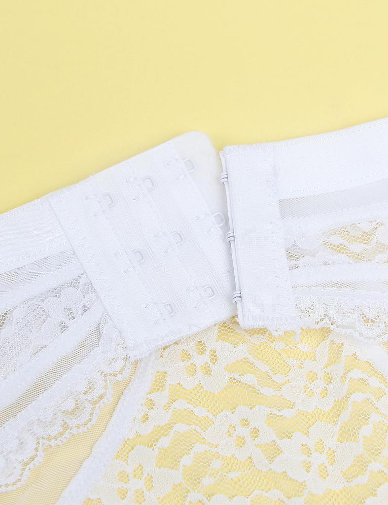 Lace Garter Large Underwear with Garter Belt 4 Sexy All Floral Large Stainless Steel Garter Belt [ohyeah] Belt, Size, Set, Stockings, Set, Belts,