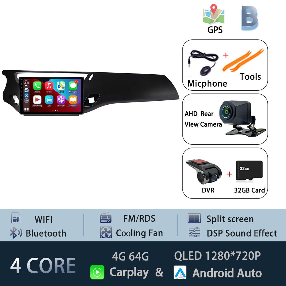 Android 15 Car Radio For Citroen C3 DS3 2010-2016 5G WIFI Head Unit Navigation Autoradio DSP BT Wireless Carplay Auto 4G