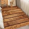 Beautiful Wood Floor Mat Bathroom Mat Kids Room Bedroom Decoration Balcony Anti-Slip Doormat Living Room Welcome Rug