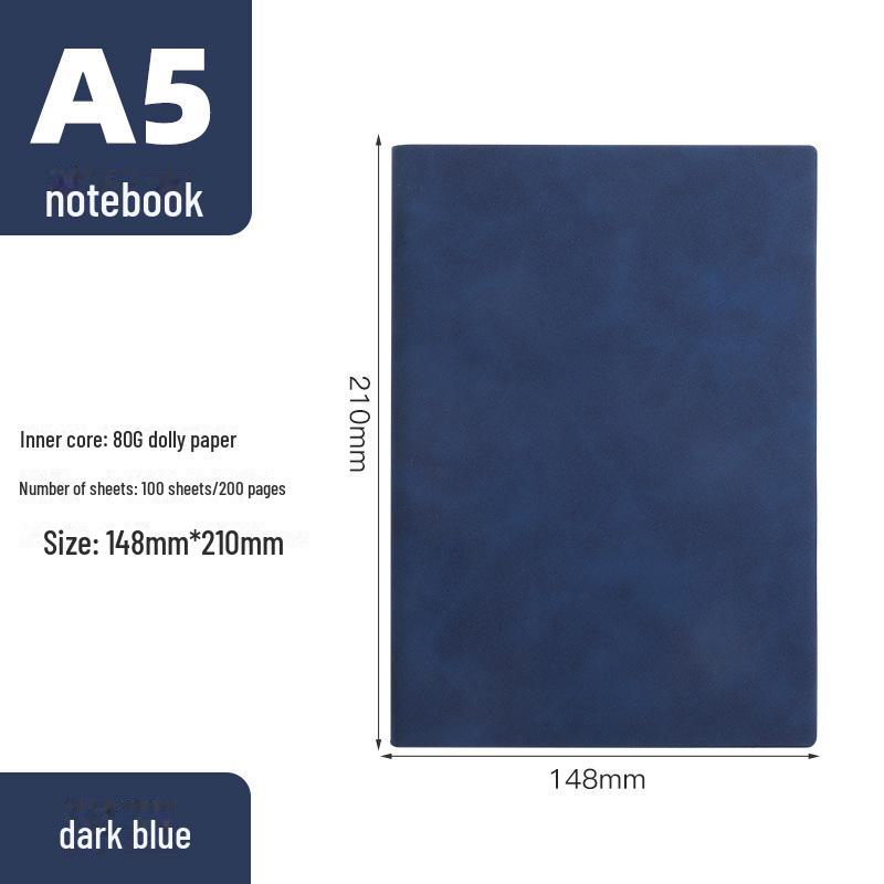 Индивидуальный набор блокнотов B5 Luxury из овчины с магнитной застежкой — идеально подходит для деловых встреч и использования в офисе