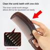 Oil Removal Comb Hollow Tooth Comb Health Massage Hair Comb Dandruff Comb Oil Removal Head Fat Particles One Click Cleaning