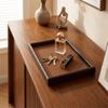Wooden Jewelry Display Trays Decorative Watch Jewelry Organizer Rectangular Storage Tray  Vanity