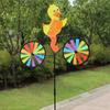 Ветряная мельница для пчелиного сада, газон, декор для двора, ветряная мельница, новый велосипед для животных, ветряная вертушка