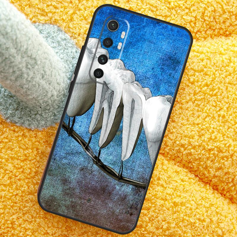 Чехол с рисунком зубов для стоматолога для Xiaomi 13T 14T 15T 14 15 Ultra 17 Pro Max Чехол для POCO F8 F7 X7 Pro F5 F6 X5 X6