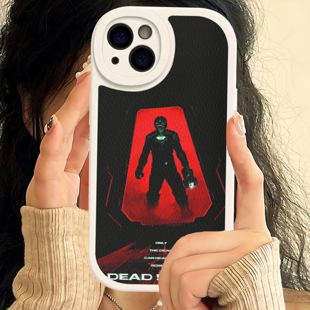 Чехол для телефона Хоррор-игра Dead Space для iPhone 16 15 14 13 12 11 Pro Max Plus Кожаный ударопрочный чехол