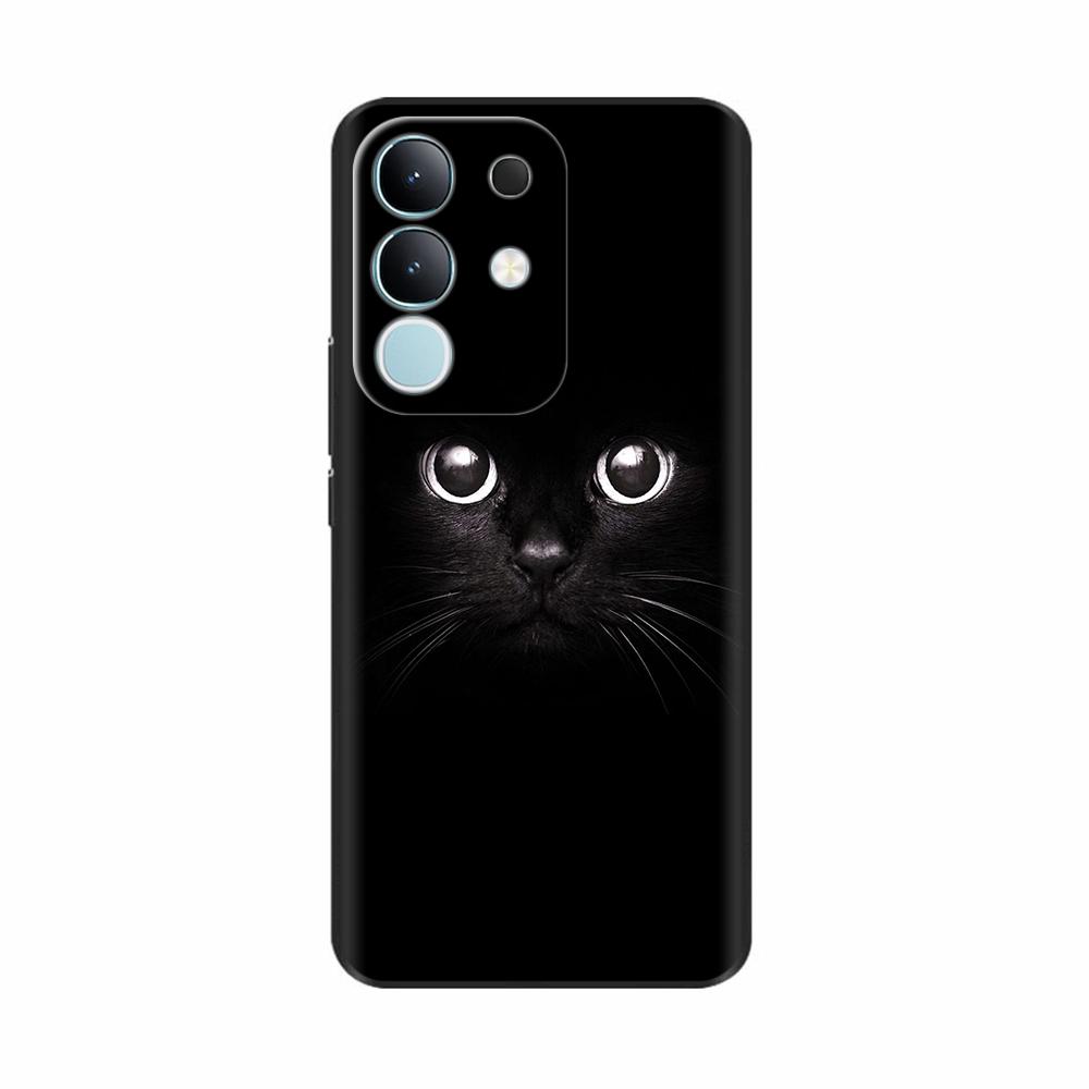 Чехол-крышка для Vivo Y29 4G 2025 Милые Цветы Мягкий Силикон Capa Чехлы для Телефона Для Vivo Y29 4G Чехол Мультяшные Ударопрочные Сумки Coque