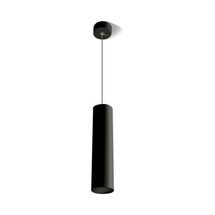 Suspension tube BETA noir GU10 câble 1.45m