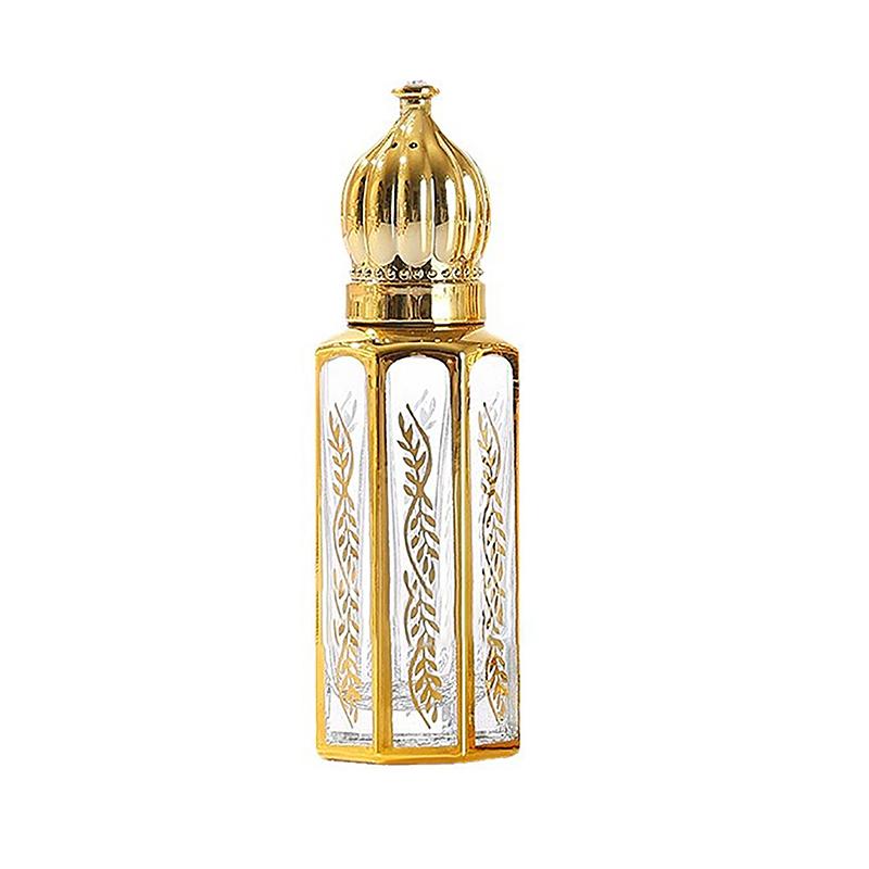 Luxury Essential Oil Roller Glass Bottle Refillable Perfume Bottle Glass Roll-On Essential Oil Bottle Cosmetics Container