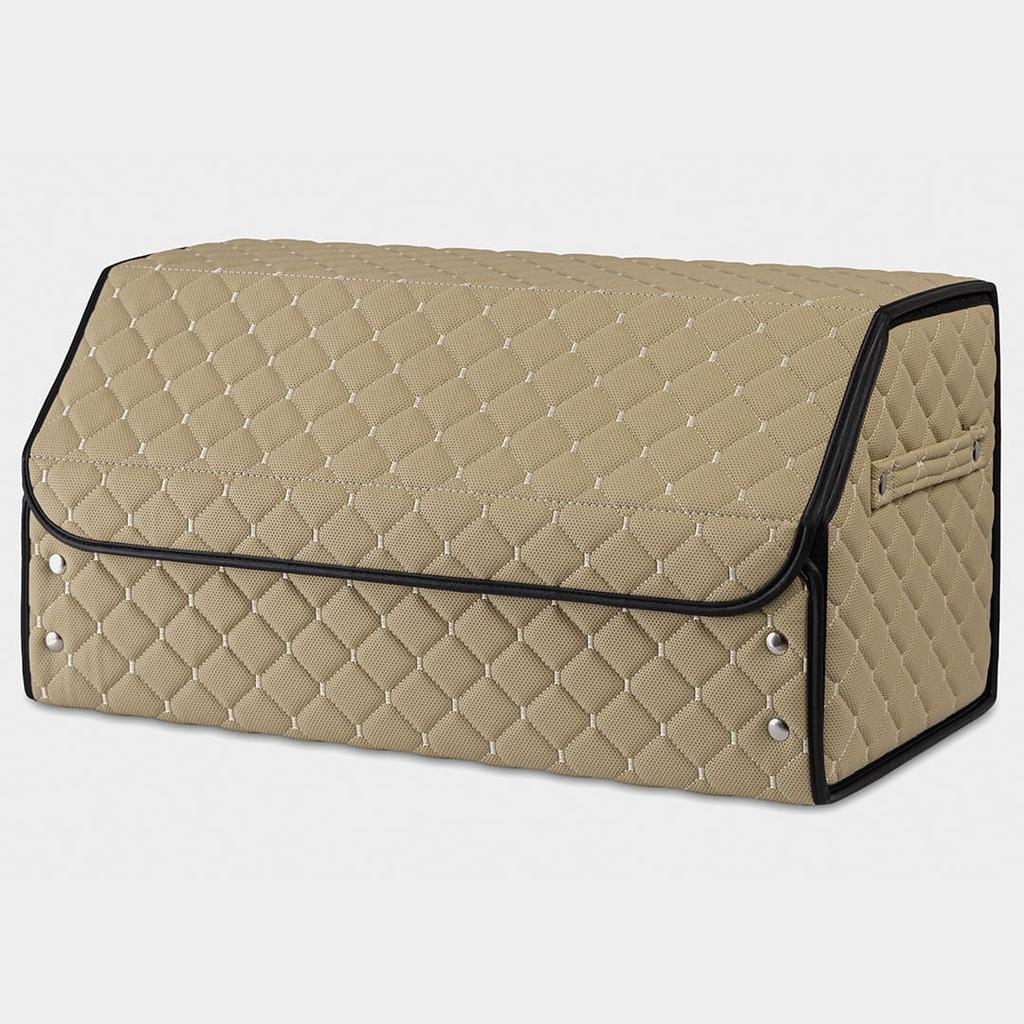 Органайзер в багажник автомобиля премиум-класса, бежевый, с системой магнитной фиксации, 5 размеров, сумка для хранения в багажнике