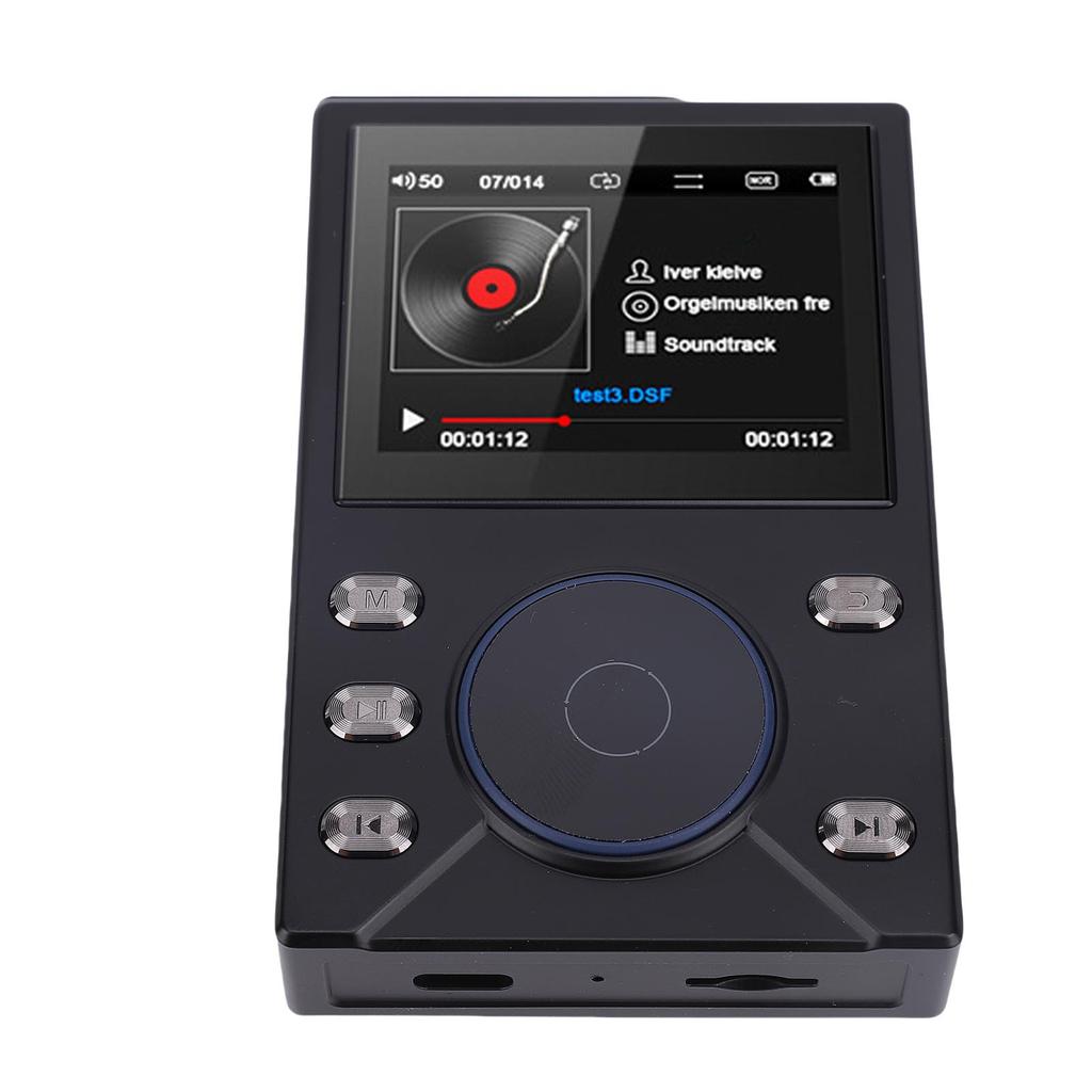 Hi-Fi MP3-плеер с 5.4 DSD FLAC Воспроизведение без потерь Музыкальный плеер высокого разрешения DSD256 Поддержка до 256 ГБ