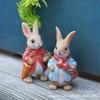 New Products Garden Hedgehog Rabbit Cute Animal Succulent Flower Pot Decoration Resin Crafts Balcony Flower Pot Decoration Home