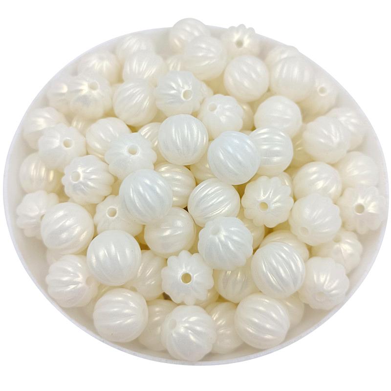 Изысканный браслет ручной работы для изготовления макарон, свободные бусины, 10 шт., 11 мм, перламутровые акриловые бусины в форме арбуза, однотонные бусины «сделай сам», бусины, ручные аксессуары