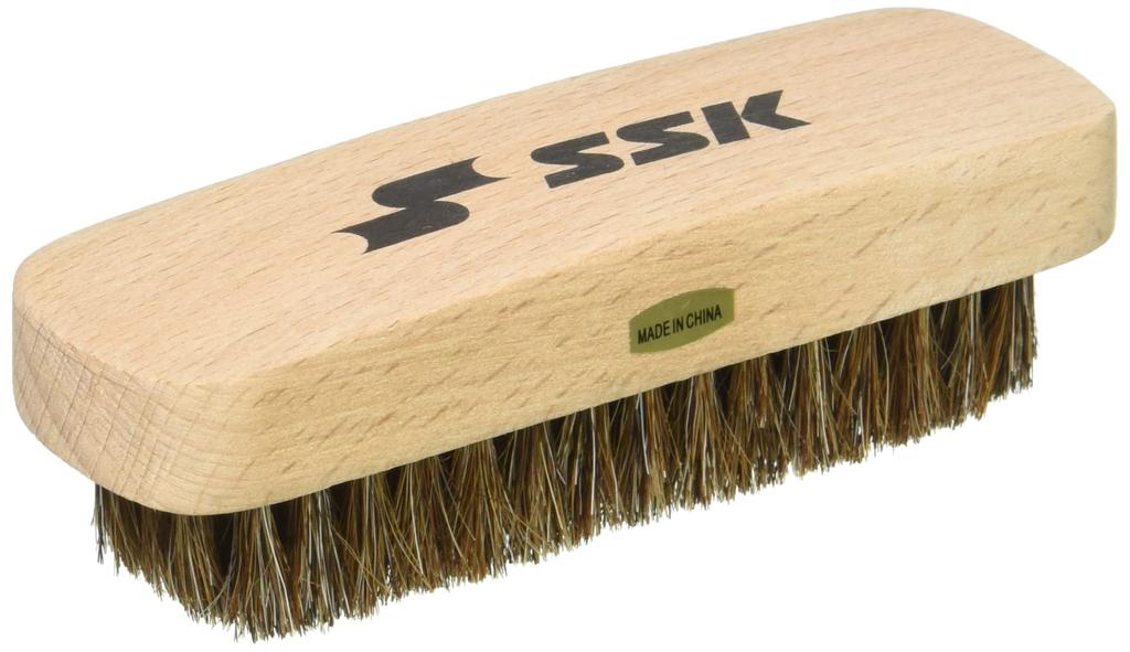 SSK принадлежности для ухода за бейсбольными мячами деревянная щетка MG105 (Конский волос)