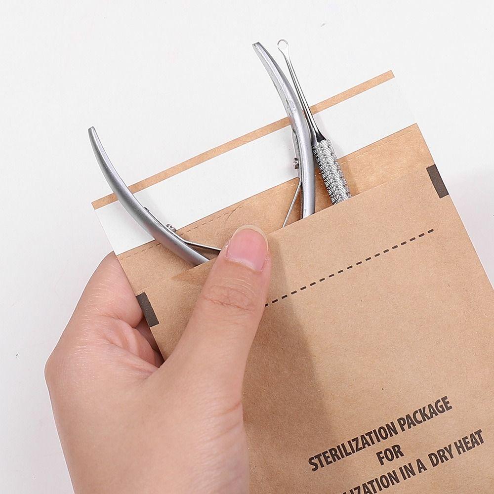 100 шт. безопасный стерилизационный мешок для ногтей здоровый маникюрный стерилизатор сумка для маникюрного салона