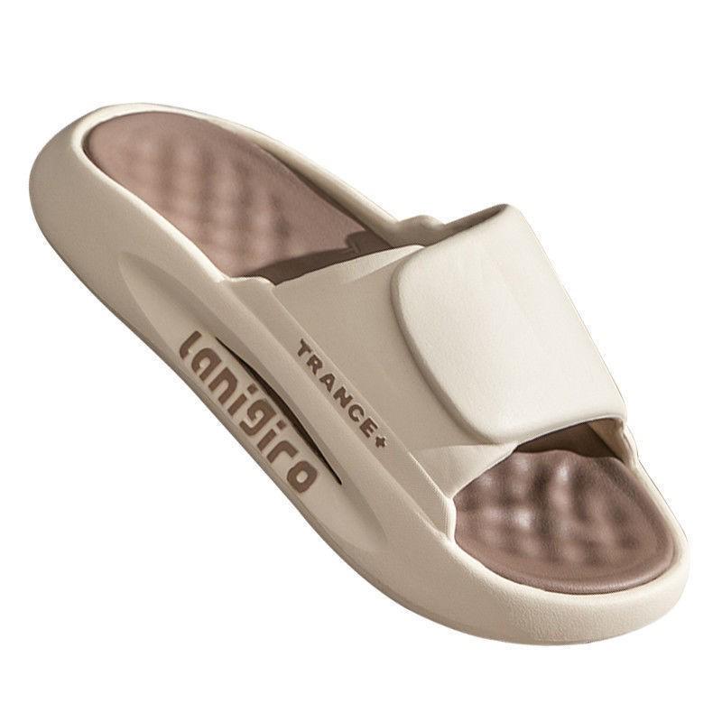 Men's Korean Style Sports Slippers: Summer Outdoor, Non-Slip Thick Sole Sandals for Home and Indoor Use