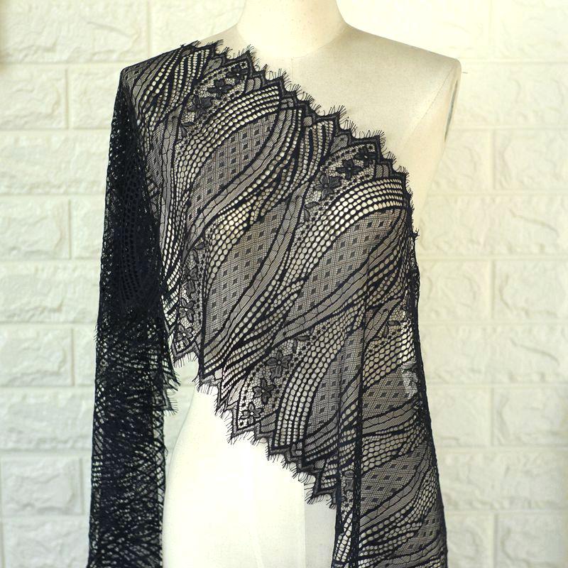 3 meters Eyelash Lace Trim,Handmade DIY clothing lace accessories French eyelash embroidery lace